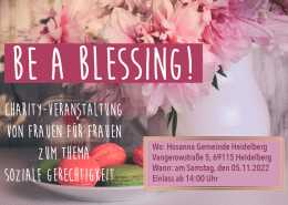 Be a blessing